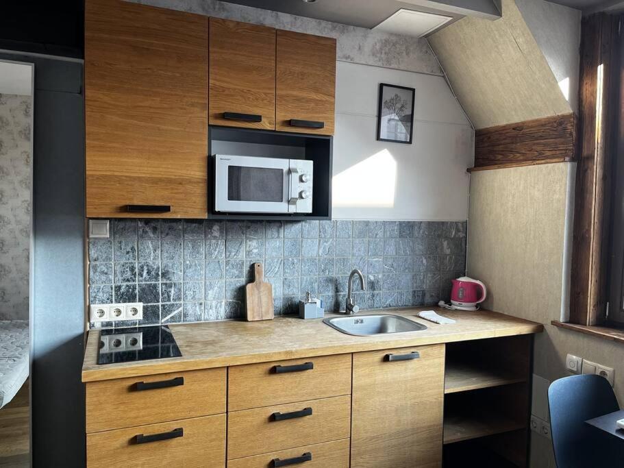 Elegant Rooftop Studio With Shared Terrace And Jacuzzi Apartament